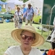 Resident Patricia Hill at Taunton Flower Show